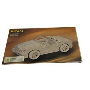 Woodcraft Puzzle Construction Kit 3D Puzzled B7401SM Sports Car 1020 Large Size